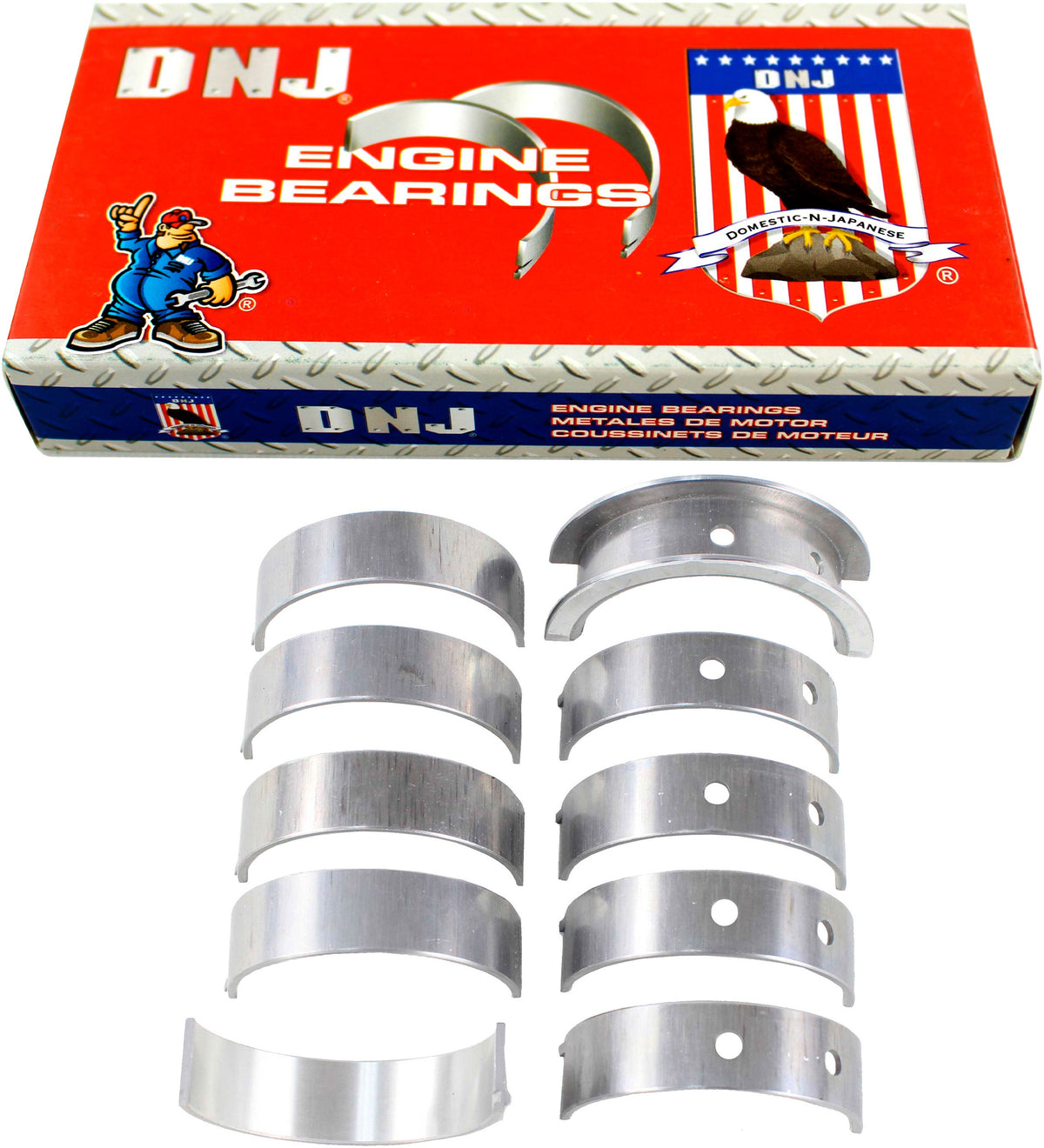 DNJ MB4308 Crankshaft Main Bearing Set included in the EK3242DM Master Engine Rebuild Kit