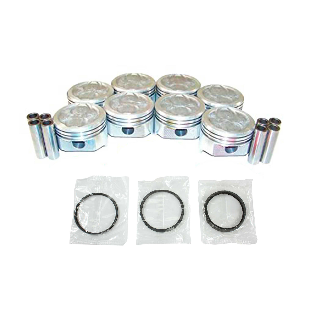 Piston and Ring Set 1967-1995 AM General, Buick, Cadillac, Chevrolet, GMC, Oldsmobile, Pontiac 5.7L