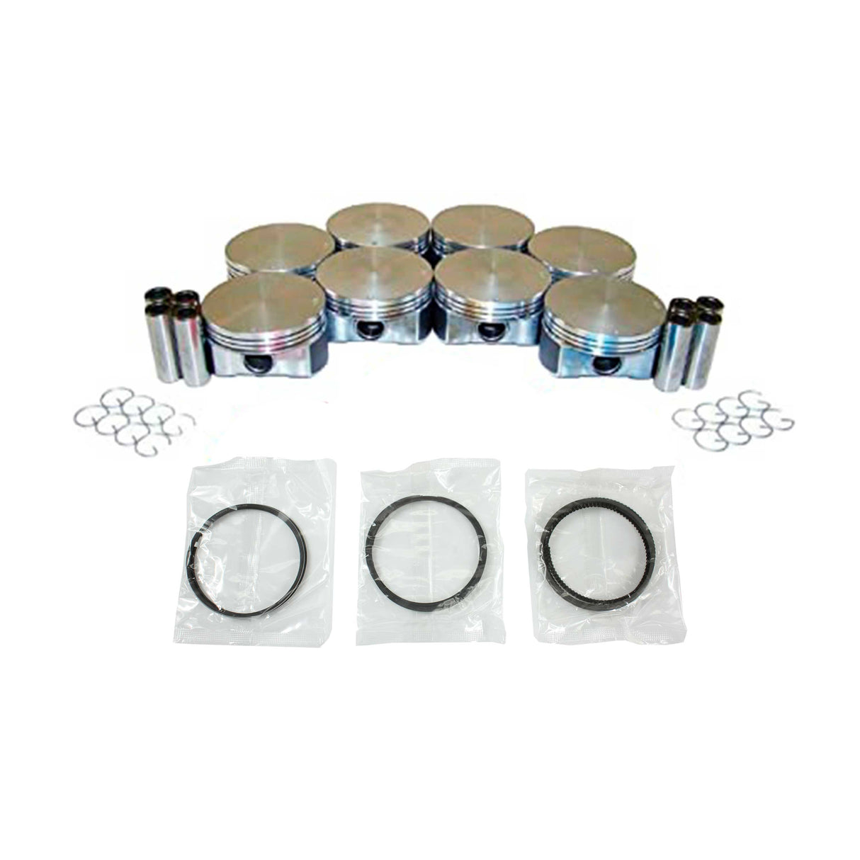 Piston and Ring Set 2002-2004 Cadillac, Chevrolet 6.0L