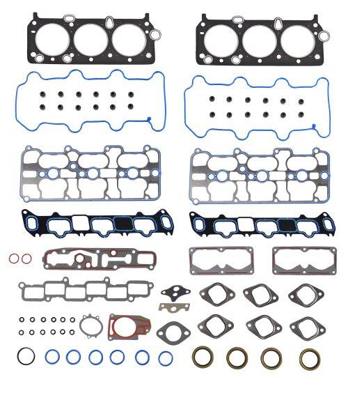 dnj cylinder head gasket set 1996-1997 chevrolet,oldsmobile,pontiac lumina,monte carlo,cutlass supreme v6 3.4l hgs3113