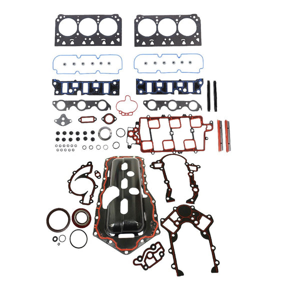 dnj gasket set 1995-1997 buick,oldsmobile,pontiac park avenue,riviera,88 v6 3.8l fgk3143