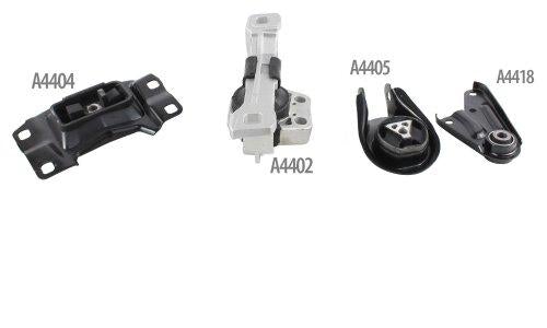 dnj mount kit 2004-2009 mazda 3,3,3 l4 2.0l mmk1077