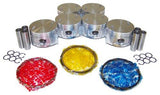 dnj piston set 1987-1995 infiniti,nissan 200sx,300zx,d21 v6 3.0l prk616