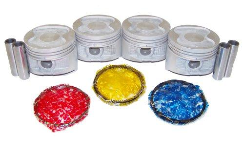 dnj piston set 1988-1993 geo,toyota corolla,corolla,prizm l4 1.6l prk920