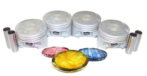 dnj piston set 1992-1996 dodge,eagle,mitsubishi colt,summit,expo lrv l4 1.8l prk119