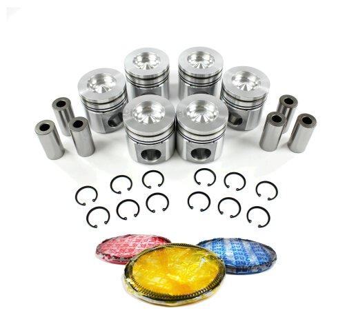 dnj piston set 1998-2002 dodge ram 2500,ram 3500,ram 2500 l6 5.9l prk1165