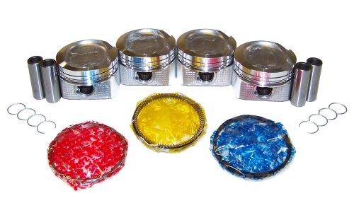 dnj piston set 1998-2008 chevrolet,pontiac,toyota prizm,corolla,prizm l4 1.8l prk946