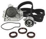 dnj timing belt kit with water pump 1992-1995 acura,honda integra,integra,civic del sol l4 1.6l,1.7l tbk217wp