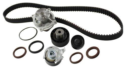 dnj timing belt kit with water pump 1999-2004 ford,mazda,mercury contour,escort,cougar l4 2.0l tbk418wp