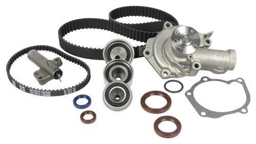 dnj timing belt kit with water pump 1999-2005 chrysler,dodge,mitsubishi galant,eclipse,galant l4 2.4l tbk155wp