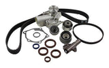 dnj timing belt kit with water pump 2003-2005 mitsubishi lancer,lancer,lancer l4 2.0l tbk160wp