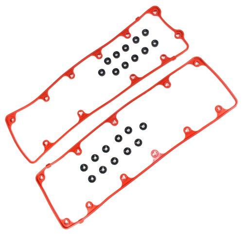 dnj valve cover gasket set 2002-2014 ford,lincoln,mercury e-150 econoline,e-150 econoline club wagon,explorer v8 4.6l vc4154g