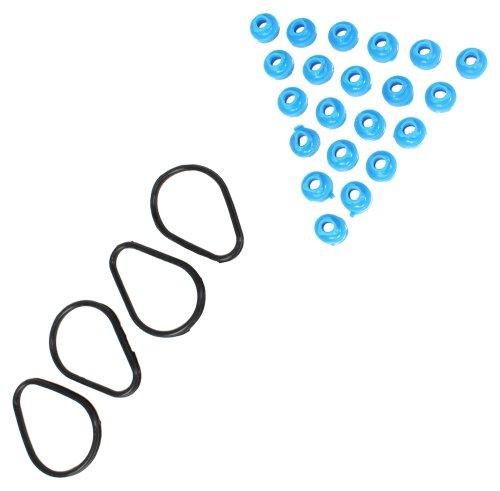 dnj valve cover gasket set 2004-2006 chevrolet,gmc,isuzu colorado,canyon,colorado l4 2.8l vc3138g