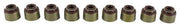 dnj valve stem oil seal set 1987-1994 subaru justy,justy,justy l3 1.2l vss705