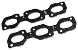 dnj exhaust manifold gasket set 1995-2012 ford,jaguar,lincoln contour,mystique,contour v6 2.5l,3.0l eg411