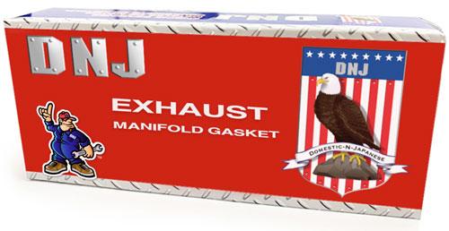 dnj exhaust manifold gasket set 2013-2019 chrysler,dodge,fiat dart,dart,cherokee l4 2.4l eg1171